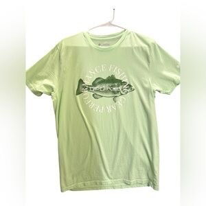 Columbia Light Green Crewneck Tee